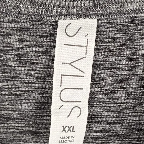 Stylus Polo Shirt Men's Size 2XL Gray Short Sleeve Athletic Lightweight NEW - Picture 3 of 7